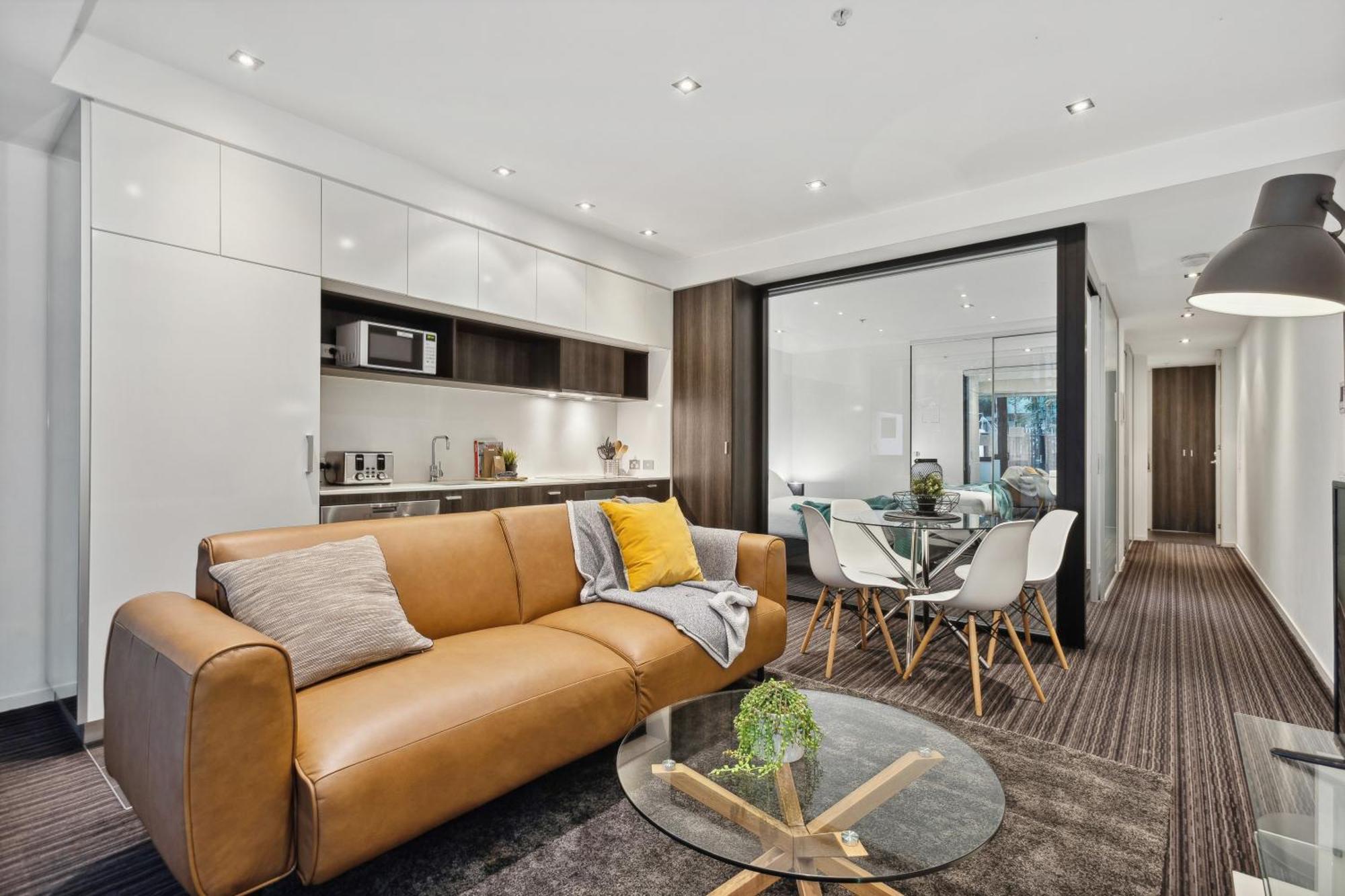 Complete Host Halo Apartments Melbourne Værelse billede
