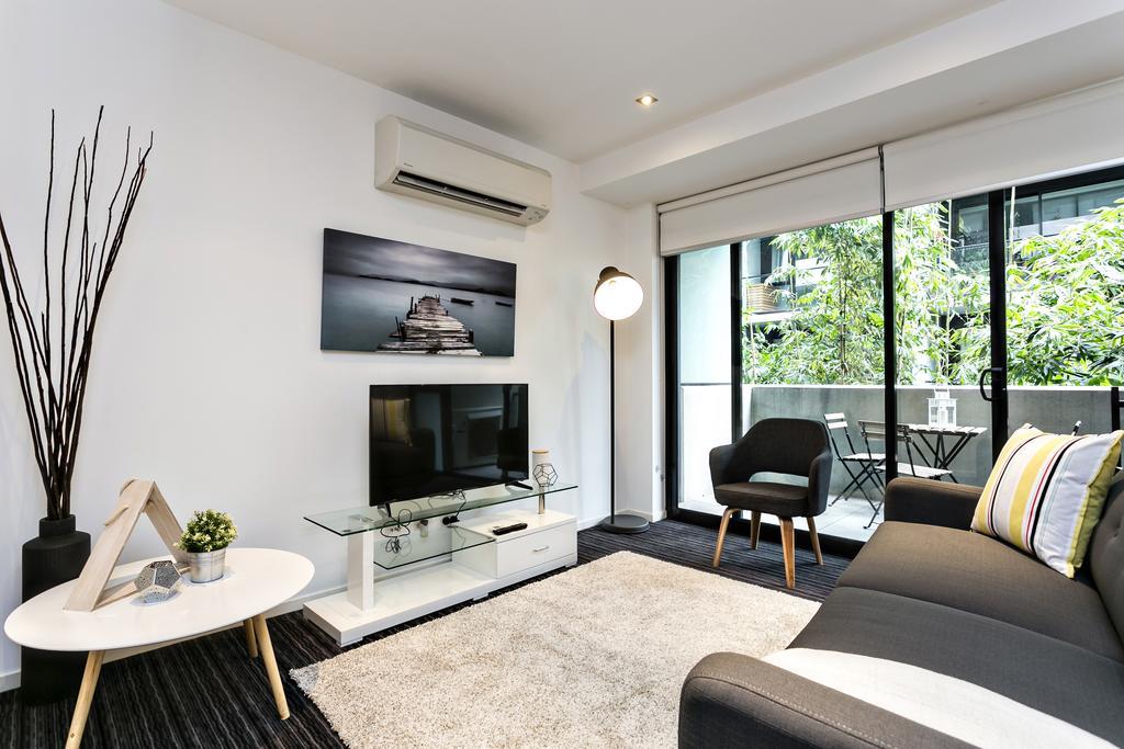 Complete Host Halo Apartments Melbourne Værelse billede